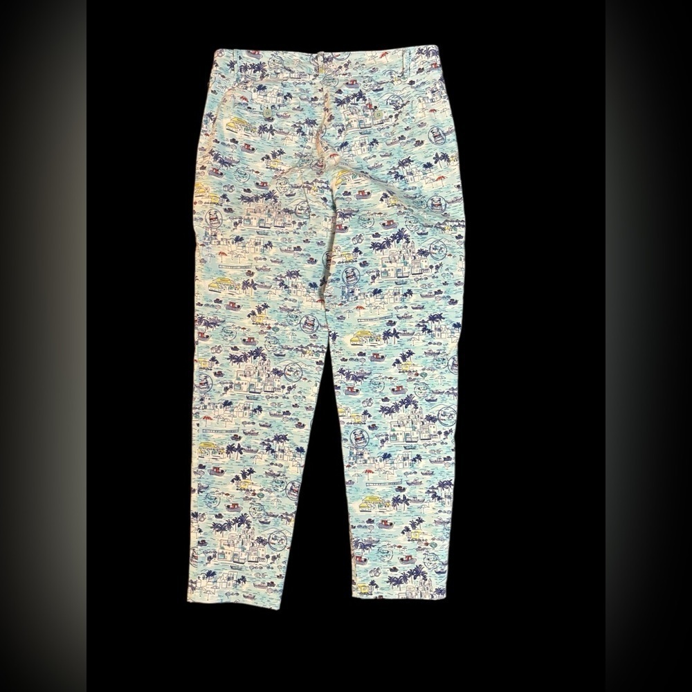 Talbots Mid Rise the weekend chino pants Ankle toile beach resort blue … - Picture 4 of 11